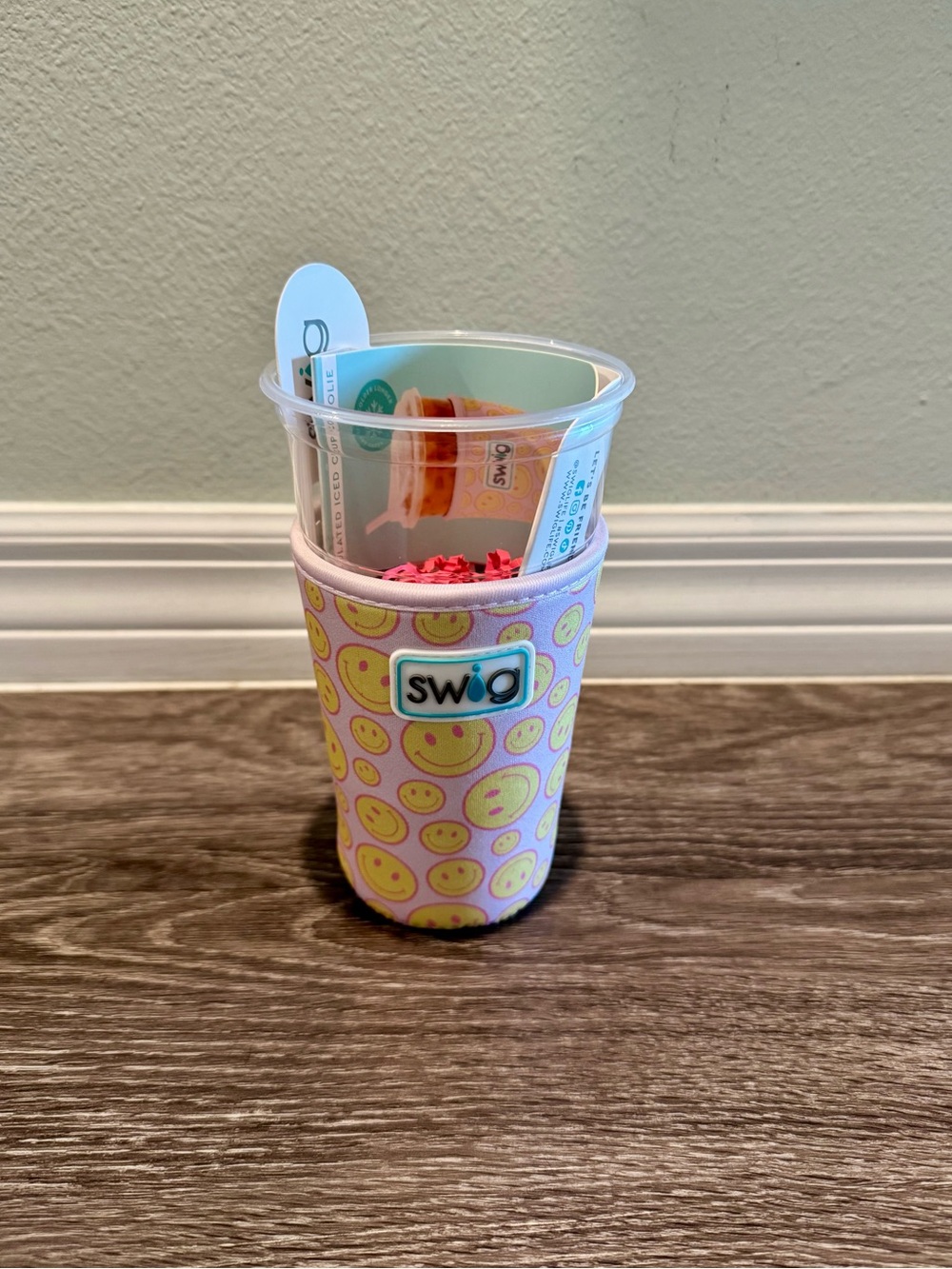 Swig Life Medium Iced Cup Coolie, Standard 22oz Iced Coffee Cup Insulator